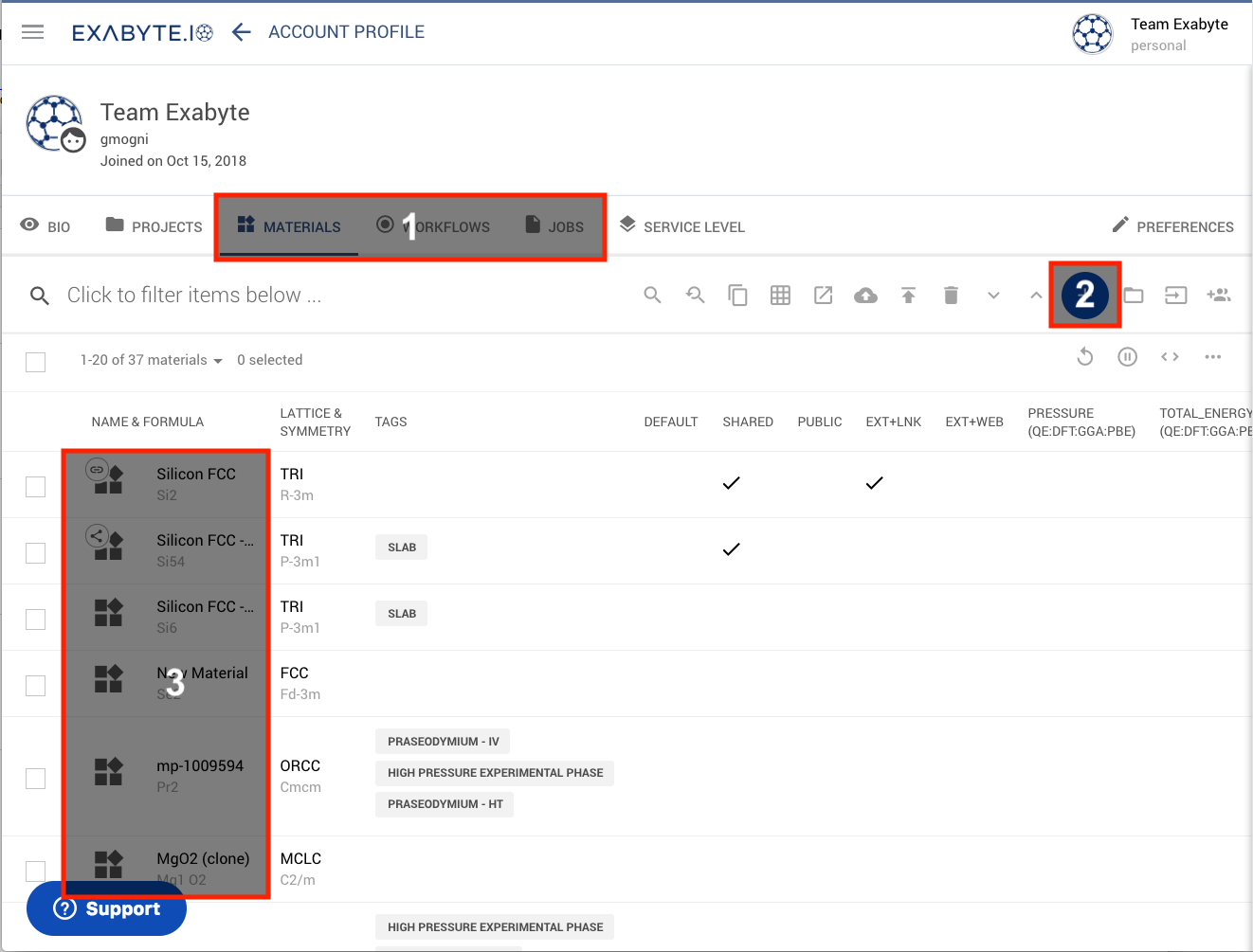 Common Entities UI